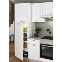 Marinelli Cucine Küchenzeile Anastasia 270 Cm Vormontiert Weiß Mat-Eiche Grau -Geschäft Für Heimküche 806812157952 2675 03
