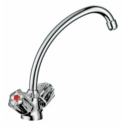 Zweigriff-Küchenarmatur Ledro Chrom Niederdruck 1 Zweigriff-Küchenarmatur Ledro Chrom Niederdruck