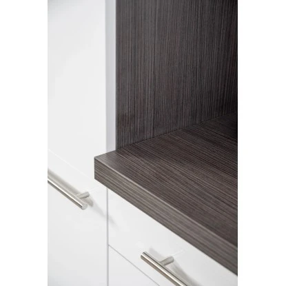 Respekta Premium Küchenzeile 300 Cm Grau Hochglanz-Eiche Grau 5 Respekta Premium Küchenzeile 300 Cm Grau Hochglanz-Eiche Grau – Bild 5