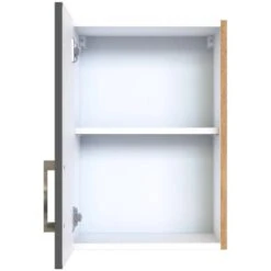 Held Möbel Hängeschrank Sorrento BxHxT 40 X 57 X 34 Cm Anthrazit-Wotaneiche -Geschäft Für Heimküche 853726 11016600 3