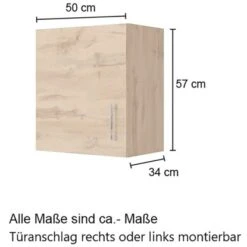 Held Möbel Hängeschrank Sorrento BxHxT 50 X 57 X 34 Cm Wotaneiche-Wotaneiche 14 Held Möbel Hängeschrank Sorrento BxHxT 50 X 57 X 34 Cm Wotaneiche-Wotaneiche -Geschäft Für Heimküche 853741 11016600 4