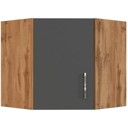 Held Möbel Eckhängeschrank Sorrento BxHxT 60 X 57 X 60 Cm Anthrazit-Wotaneiche 1 Held Möbel Eckhängeschrank Sorrento BxHxT 60 X 57 X 60 Cm Anthrazit-Wotaneiche