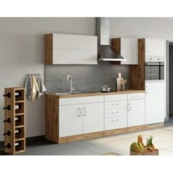 Held Möbel Unterschrank Sorrento 50 X 85 X 60 Cm Tür Schubk. + EL-B. Weiß-Wotan. -Geschäft Für Heimküche 853760 11016600 14