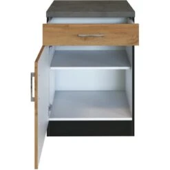 Held Möbel Unterschrank Sorrento 50 X 85 X 60 Cm Tür Schub. + EL-B. Wotan.-Graf. -Geschäft Für Heimküche 853764 11016600 3