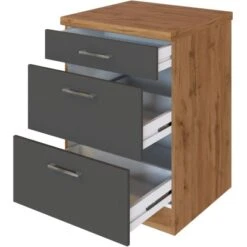 Held Möbel Auszugsschrank Sorrento 50 X 85 X 60 Cm Schubk. 2 Ausz. Anthr.-Wotan. 13 Held Möbel Auszugsschrank Sorrento 50 X 85 X 60 Cm Schubk. 2 Ausz. Anthr.-Wotan. -Geschäft Für Heimküche 853781 11016600 3