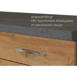 Held Möbel Unterschrank Sorrento 100x85x60 Cm 2 Tür. 2 Schubk. + Boden Wotan. -Geschäft Für Heimküche 853803 11016600 7