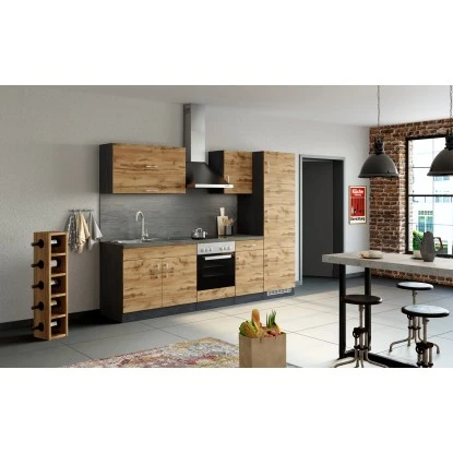 Held Möbel Spülenschrank Sorrento B100 X H85 X T60 Cm 2 Türen Wotaneiche-Grafit 13 Held Möbel Spülenschrank Sorrento B100 X H85 X T60 Cm 2 Türen Wotaneiche-Grafit – Bild 13