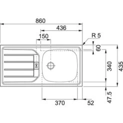 Held Möbel Spülzentrum Sorrento 110 X 85 X 60 Cm Tür Blende Sockel Weiß-W.eiche -Geschäft Für Heimküche 853828 11016600 6