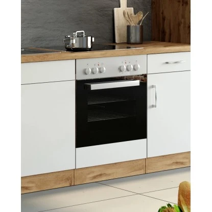 Held Möbel Herdumbau Sorrento B60 X H85 X T60 Cm Nische F. Ofen Weiß-Wotaneiche 6 Held Möbel Herdumbau Sorrento B60 X H85 X T60 Cm Nische F. Ofen Weiß-Wotaneiche – Bild 6