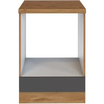 Held Möbel Herdumbau Sorrento 60 X 85 X 60 Cm Nische F. Ofen Anthr.-Wotaneiche 2 Held Möbel Herdumbau Sorrento 60 X 85 X 60 Cm Nische F. Ofen Anthr.-Wotaneiche – Bild 2