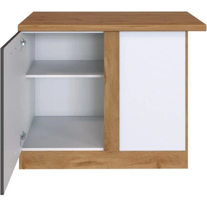 Held Möbel Eckunterschrank Sorrento 110 X 85 X 60 Cm Tür + EL-B. Anth.-Wotan. 3 Held Möbel Eckunterschrank Sorrento 110 X 85 X 60 Cm Tür + EL-B. Anth.-Wotan. – Bild 3