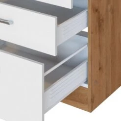 Held Möbel Kochfeldumbauschrank Sorrento 60 X 85 X 60 Cm 2 SK 1 AZ Weiß-Wotan. -Geschäft Für Heimküche 853847 11016600 7