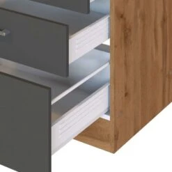 Held Möbel Kochfeldumbauschrank Sorrento 60 X 85 X 60 Cm 2 SK 1 AZ Anthr.-Wotan. -Geschäft Für Heimküche 853848 11016600 8