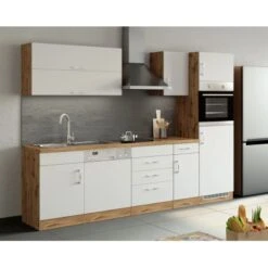 Held Möbel Ofen-Kühlschrankumbau Sorrento B60 X H200 X T60 Cm Weiß-Wotaneiche 20 Held Möbel Ofen-Kühlschrankumbau Sorrento B60 X H200 X T60 Cm Weiß-Wotaneiche -Geschäft Für Heimküche 853869 11016600 10