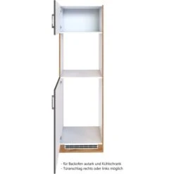 Held Möbel Ofen-Kühlschrankumbau Sorrento B60x H200x T60 Cm Anthraz.-Wotaneiche -Geschäft Für Heimküche 853871 11016600 3