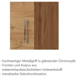 Held Möbel Kühl-Gefrierschrankumbau Sorrento B60 X H200 X T60 Cm Wotaneiche -Geschäft Für Heimküche 853915 11016600 5