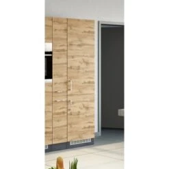 Held Möbel Kühl-Gefrierschrankumbau Sorrento B60x H200x T60 Cm Wotanei.-Grafit -Geschäft Für Heimküche 853928 11016600 8