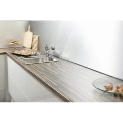 Küchenrückwand 296 Cm X 58,5 Cm Aluminium (Alu 273) 9 Küchenrückwand 296 Cm X 58,5 Cm Aluminium (Alu 273) -Geschäft Für Heimküche 854741 picture 2