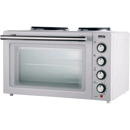 Silva Mini Backofen Inklusive 2 Herdplatten 3300 W, 230°C 1 Silva Mini Backofen Inklusive 2 Herdplatten 3300 W, 230°C