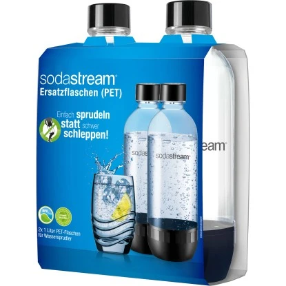 SodaStream PET-Flasche Duo-Pack Schwarz 1 SodaStream PET-Flasche Duo-Pack Schwarz
