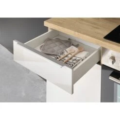 Respekta Küchenzeile Marleen 310 Cm Artisan-Eiche Weiß Hochglanz Winkel -Geschäft Für Heimküche 980060 4384 10