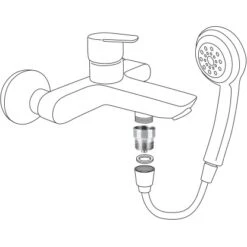 Puregreen Wassersparer Für Dusche Chrom -Geschäft Für Heimküche 994307 4257 07