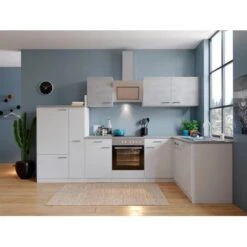 Respekta Winkelküche KBL310WWBSCG 310 X 172 Cm Weiß-Beton Optik 12 Respekta Winkelküche KBL310WWBSCG 310 X 172 Cm Weiß-Beton Optik -Geschäft Für Heimküche L310WWBSCG Kuechenzeile 02