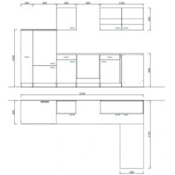 Respekta Winkelküche KBL310WWBSCG 310 X 172 Cm Weiß-Beton Optik 14 Respekta Winkelküche KBL310WWBSCG 310 X 172 Cm Weiß-Beton Optik -Geschäft Für Heimküche L310WWBSCG Kuechenzeile 04
