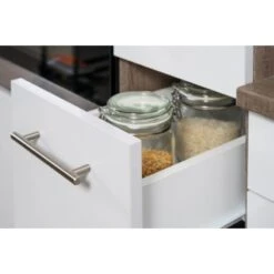 Respekta Küchenzeile KB360EYWMIGKE 360 Cm Weiß Seidengl.-Eiche York Nachbildung -Geschäft Für Heimküche othekerschrank eicheyork 9