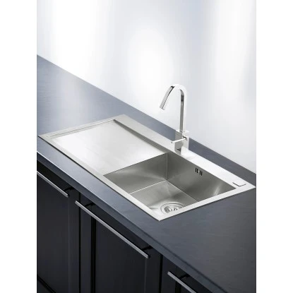 OBI Einbauspüle Quadra Basic 100 Edelstahl Eckig 2 OBI Einbauspüle Quadra Basic 100 Edelstahl Eckig – Bild 2